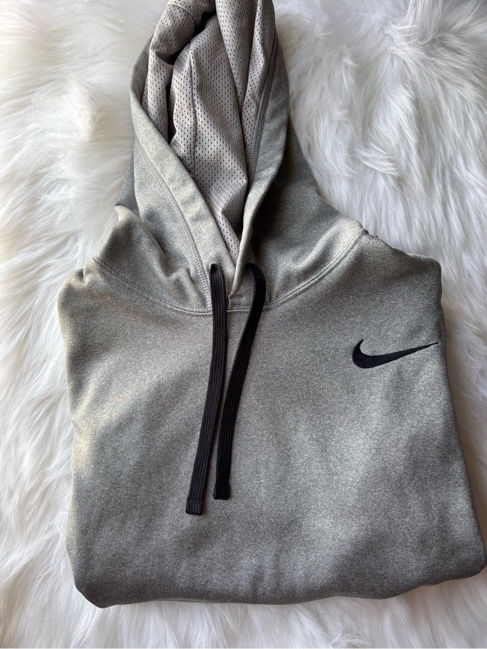 Nike therma fit grey and Black Pullover Hoodie